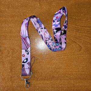 Pokémon Espeon Lanyard Psychic Elegance for Your Everyday Carry